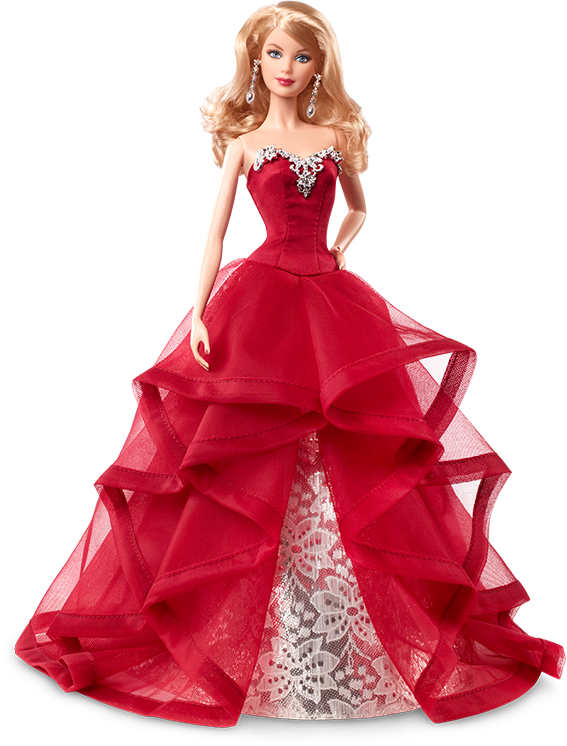 2015 edition Holiday Barbie