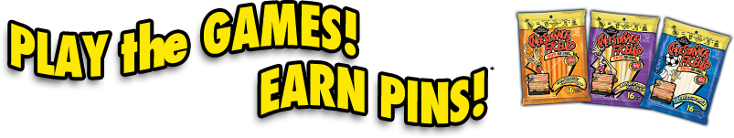 PLAY the GAMES! EARN PINS!