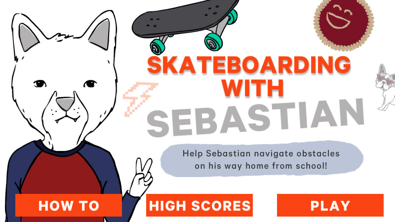 Skateboarding with Sebastian